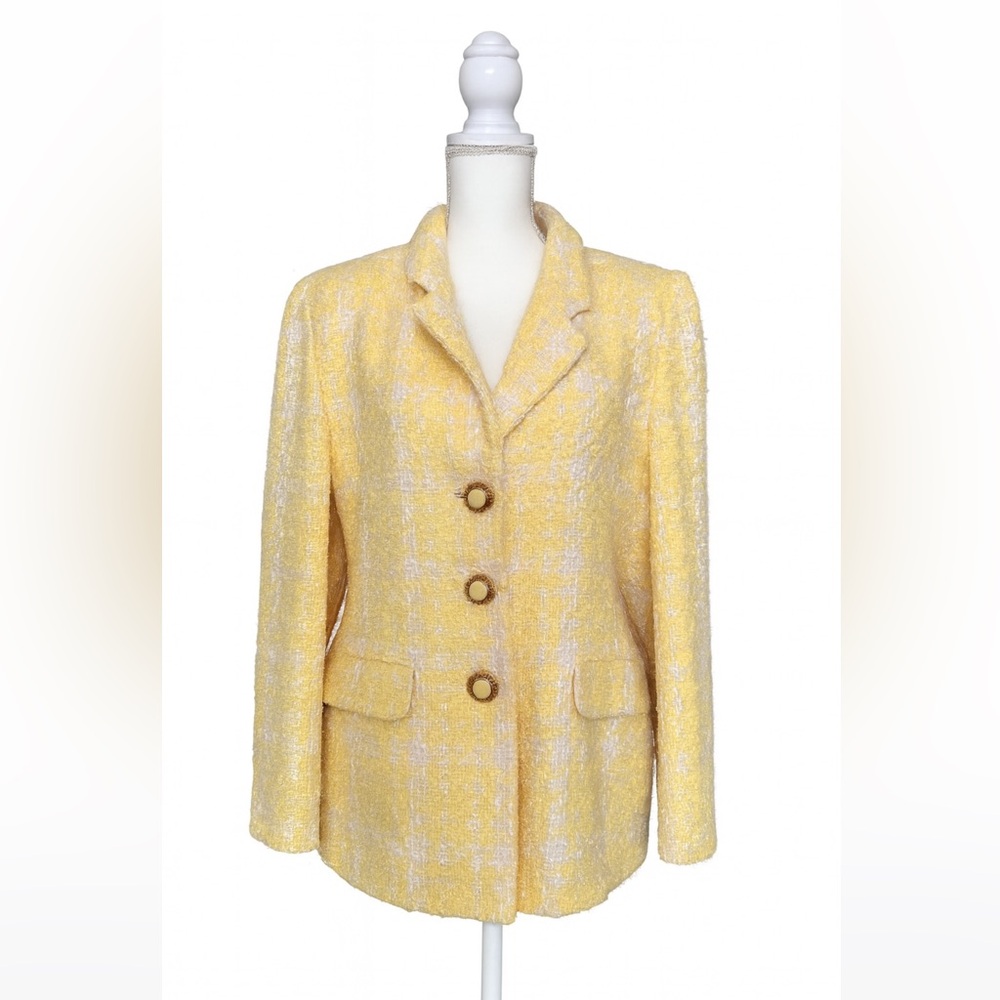 Rare Vintage Clement Design Paris–Roma Tweed Blazer